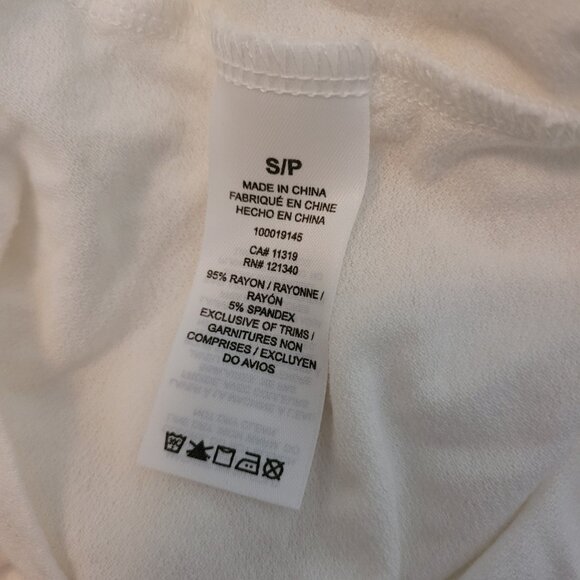 Dynamite Women's White Drape Bodysuit - Picture 3 of 5